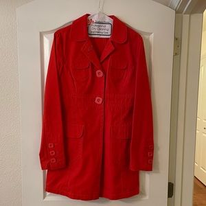 Tara Jarmon Orange Coat Medium
